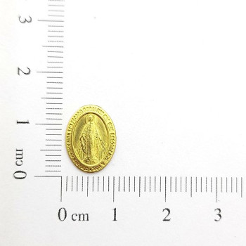 AC LATÃO OVAL P NSS SRA DAS GRAÇAS S/ ARG