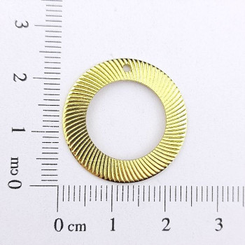 AC LATÃO REDONDO VZD TXT RISCOS 1 FURO