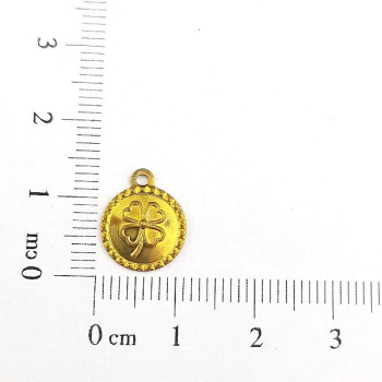 AC LATÃO REDONDO TREVO BORDA 1 ARG