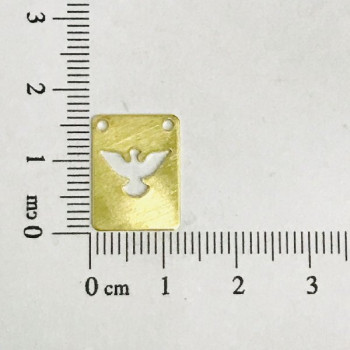 AC LATÃO ESCAPULÁRIO ESPIRITO SANTO LISO VZD