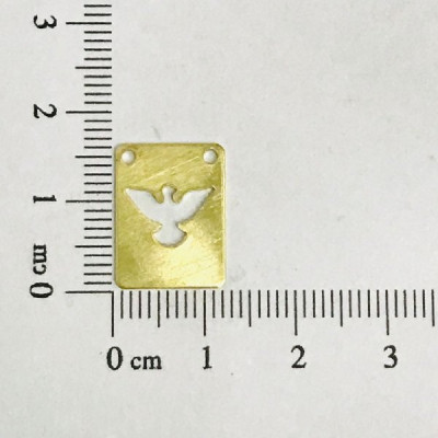 AC LATÃO ESCAPULÁRIO ESPIRITO SANTO LISO VZD