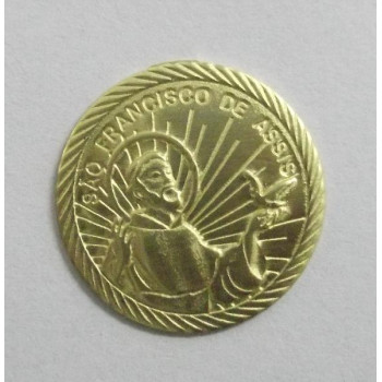 AC LATÃO MEDALHA SÃO FRANCISCO S/ ARG