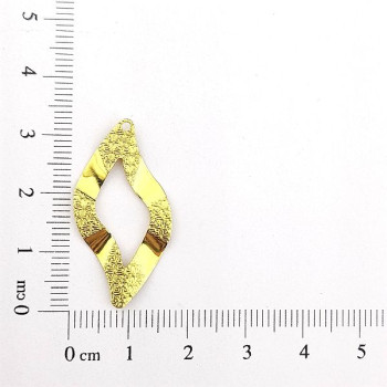 AC LATÃO FOLHA INTERCALADO LISO TXT VZD 1 FURO