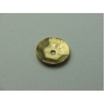 AC LATÃO LANTEJOULA 1 FURO CENTRO