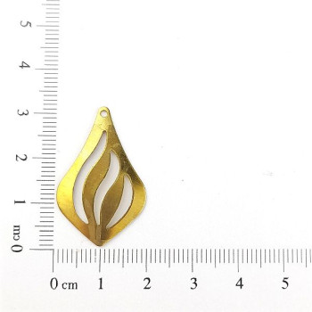 AC LATÃO GOTA CHAMA VZD ABL LISO 1 FURO