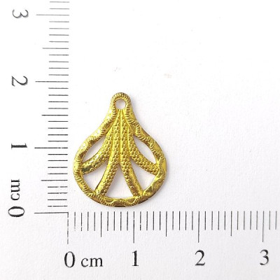 AC LATÃO GOTA LARGA VZD E BORDA 1 FURO