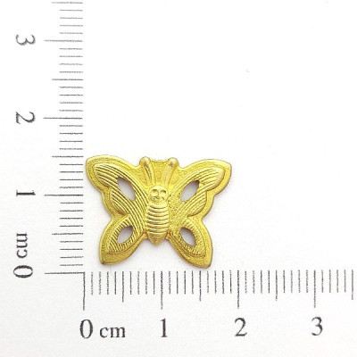 AC LATÃO BORBOLETA RISCOS P S/ ARG