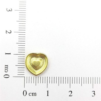 AC LATÃO CORAÇÃO INVERTIDO S/ ARG