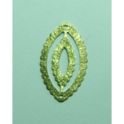 AC LATÃO NAVETE P GIRA TXT VZD 2 FUROS