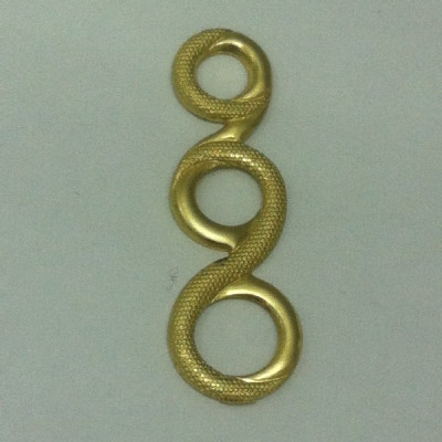 AC LATÃO REDONDO TRIPLO TXT ESQUERDO S/ ARG