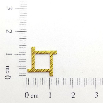 AC LATÃO QUADRADO P VZD TXT S/ ARG