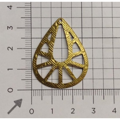 AC LATÃO GOTA G TXT 11 VZD 1 FURO