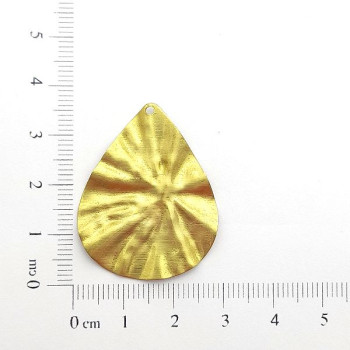 AC LATÃO GOTA G AMASSADA 1 FURO