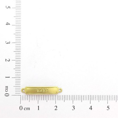 AC LATÃO PLAQUINHA BABY EXCRITA BABY