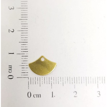 AC LATÃO LEQUE P LISO RETO 1 FURO