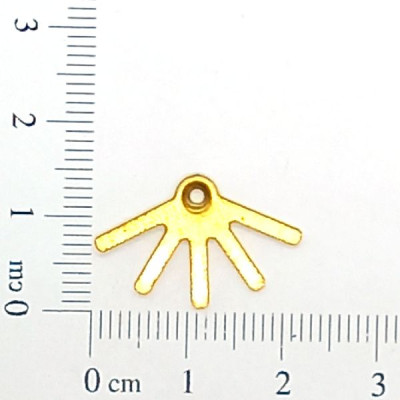 AC LATÃO EAR JACKET 5 PONTAS 1 FURO