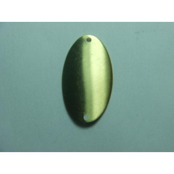 AC LATÃO OVAL G ABL ESTREITO 2 FUROS