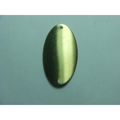 AC LATÃO OVAL G ABL ESTREITO 2 FUROS