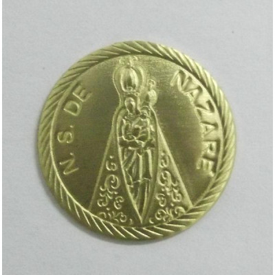 AC LATÃO MEDALHA NSS SRA NAZARÉ S/ ARG