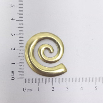 AC LATÃO CARACOL BOLD G 30MM ESQUERDO