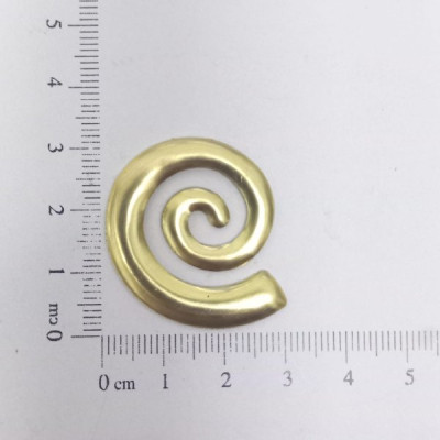 AC LATÃO CARACOL BOLD G 30MM ESQUERDO