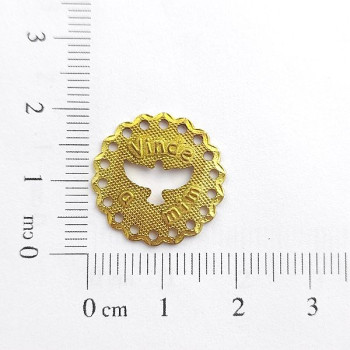 AC LATÃO REDONDO G ESPIRITO SANTO VZD FUROS