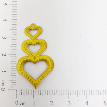 AC LATÃO CORAÇÃO TRIPLO CRESCENTE VZD TXT 1 ARG