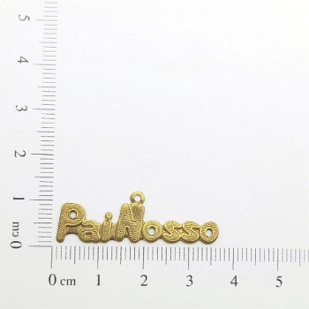 AC LATÃO ESCRITA PAI NOSSO PONTILHADOS 1 ARG