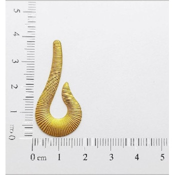 AC LATÃO GANCHO DIREITO TXT LINHAS SEM FURO