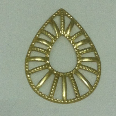 AC LATÃO GOTA VZD TXT BOLINHAS S/ FURO