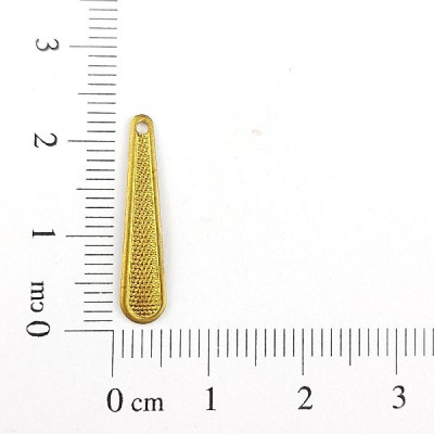 AC LATÃO GOTA FINA COMPRIDA TXT 1 FURO