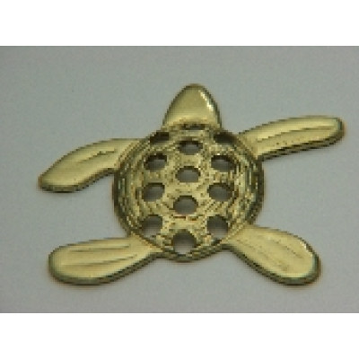 AC LATÃO TARTARUGA FUROS NO CASCO S/ ARG