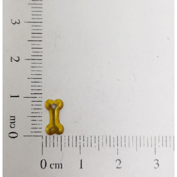 AC LATÃO OSSINHO M 9MM 1 FURO
