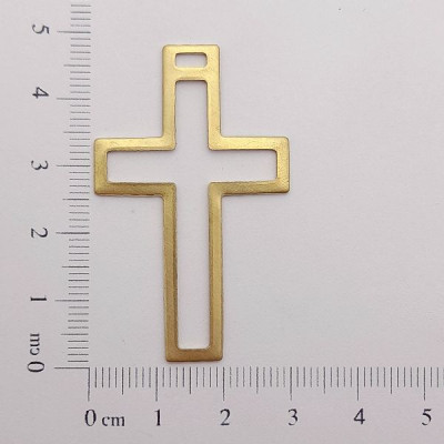 AC LATÃO CRUZ G VZD 1 FURO