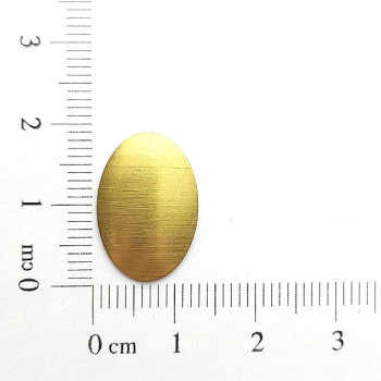 AC LATÃO OVAL M LISO ABL S/ FURO