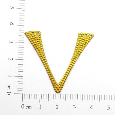 AC LATÃO FORQUILHA TXT BOLINHAS 6 FUROS