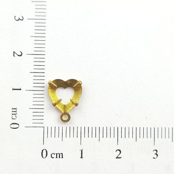 AC LATÃO CHATÃO CORAÇÃO 10X10 1 ARG BAIXO