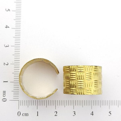 ANEL REGULAVEL ESTAMPADO  C/ 2 FUROS