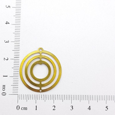 AC LATÃO REDONDO P GIRA VZD 2 FUROS