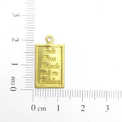 AC LATÃO PLACA TUDO POSSO NAQUELE 1 ARG