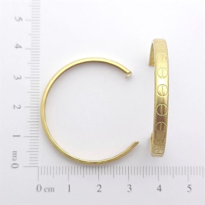 AC LATÃO ARGOLA G CANOA PARAFUSO