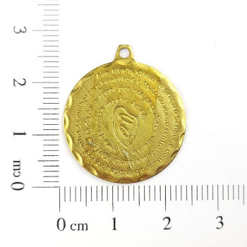 AC LATÃO MEDALHA VÓRTICE AVE MARIA 1 ARG