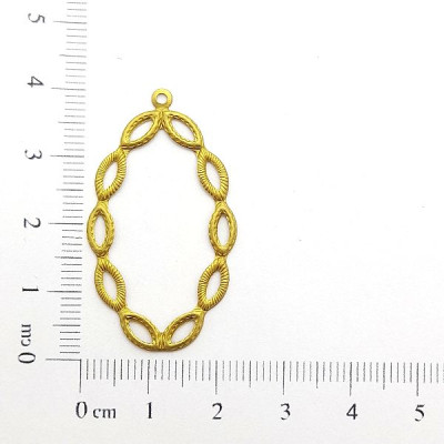 AC LATÃO OVAL COM NAVETE 1 ARG