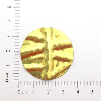 AC LATÃO REDONDO 35MM AMASSADO S/ FURO