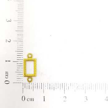 AC LATÃO RETANGULO ENTRE MEIO TXT VZD 2 ARG