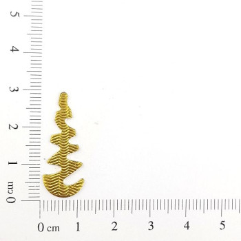 AC LATÃO GOTA M ZIG ZAG TXT S/ ARG