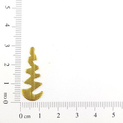 AC LATÃO GOTA M ZIG ZAG TXT S/ ARG