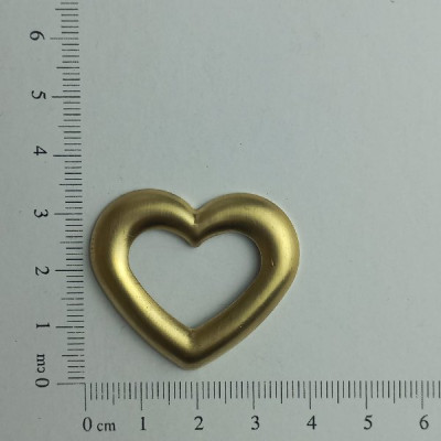 AC LATÃO CORAÇÃO 30MM ABL VZD S/ARG