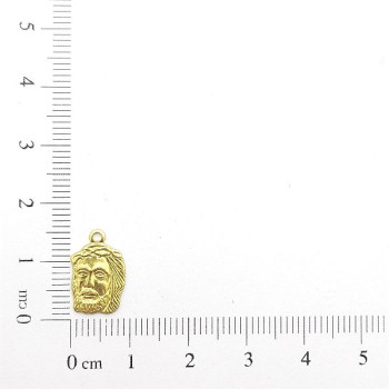 AC LATÃO FACE DE CRISTO P GOTAS DE SANGUE 1 ARG