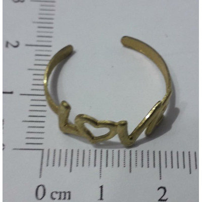 AC LATÃO ANEL REGULAVÉL LOVE